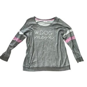 Gray #DogMom Sweatshirt plus 0x like new